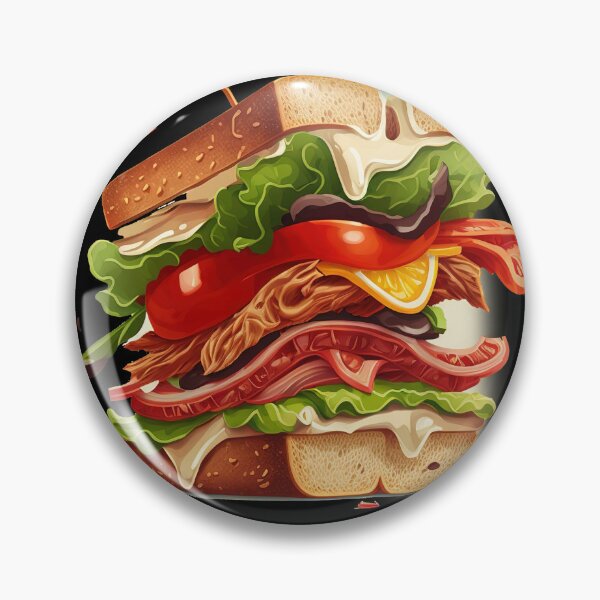 Item preview, BLT Sandwich on black designed and sold by MeditationMind.