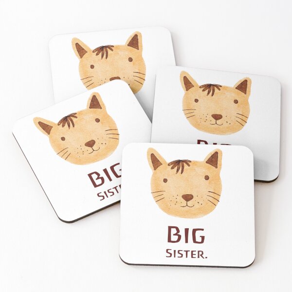 Item preview, Big Sister Big Sister - baby birth birthday, cute cat designed and sold by DOM-Shop.