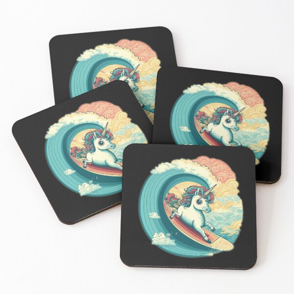 Item preview, Cute Colorful Surfing Unicorn - Vivid Colors Kid Design designed and sold by Top Seller ⭐⭐⭐⭐⭐ 5/5.