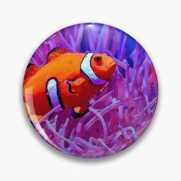 Item preview, Clown Fish Watercolour Painting Art designed and sold by getlyart.