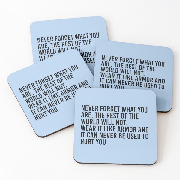 Item preview, Never forget what you are, the rest of the world will not designed and sold by simplife-art.
