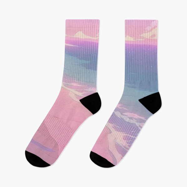 Item preview, Pink Purple Beach Sunset Anime Waves designed and sold by trajeado14.