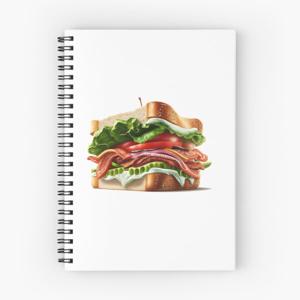 Item preview, BLT Sandwich Awesome illustration white  designed and sold by MeditationMind.