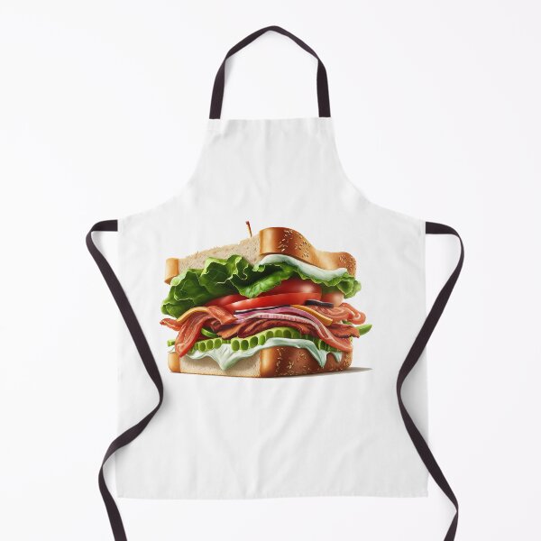 Item preview, BLT Sandwich Awesome illustration white  designed and sold by MeditationMind.