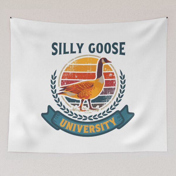 Item preview, SILLY GOOSE UNIVERSITY TREND POPULAR VINTAGE MEME  designed and sold by HomeCoquette.