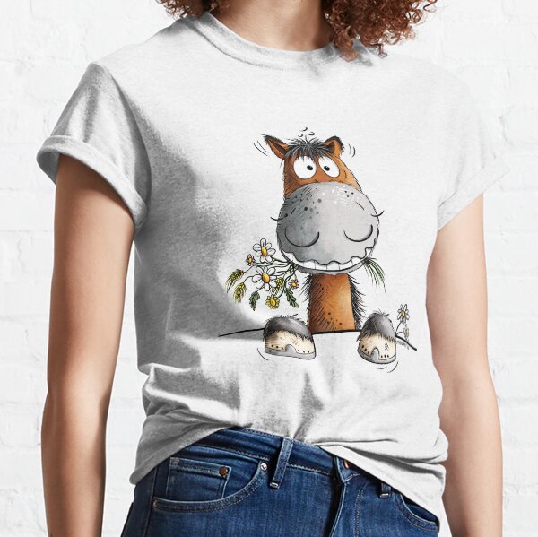 Item preview, Funny Horse With Flowers designed and sold by modartis.