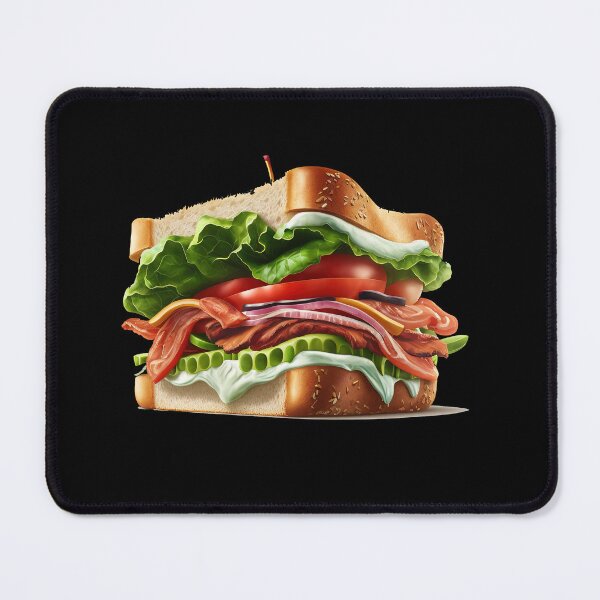 Item preview, BLT Sandwich Awesome illustration black designed and sold by MeditationMind.