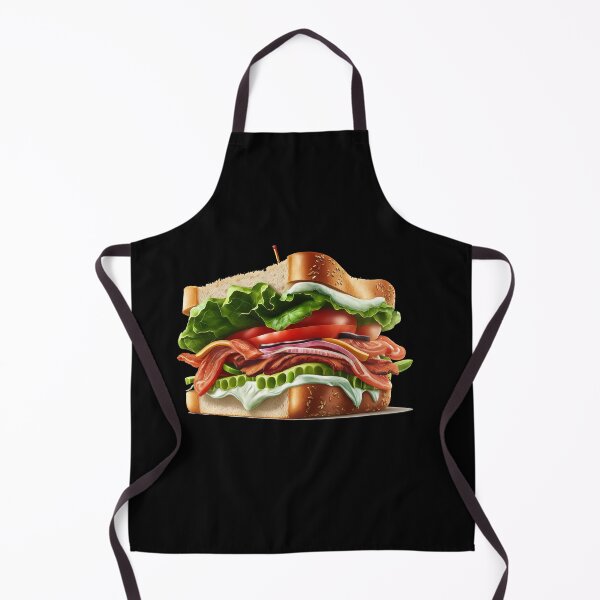 Item preview, BLT Sandwich Awesome illustration black designed and sold by MeditationMind.