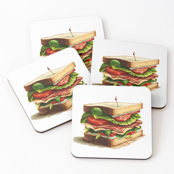 Item preview, BLT Sandwich cool white  designed and sold by MeditationMind.