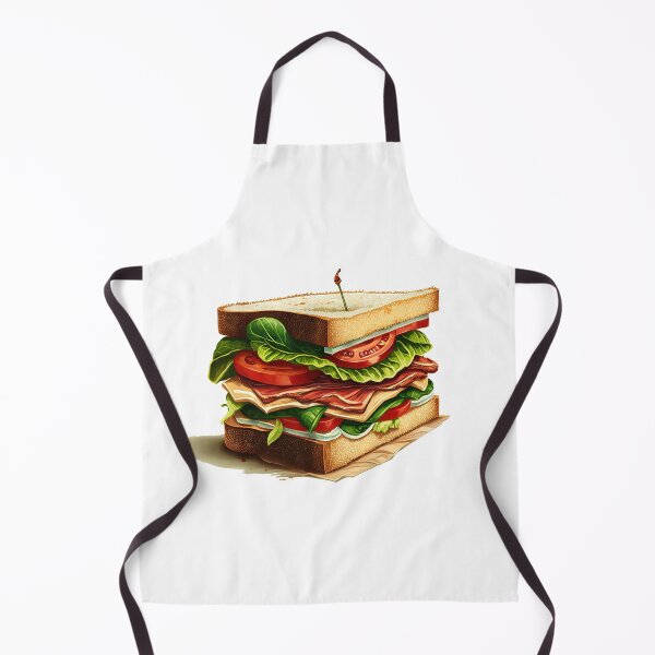 Item preview, BLT Sandwich cool white designed and sold by MeditationMind.