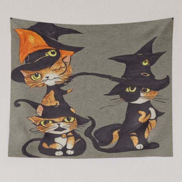 Item preview, Funny Cute Little Witchy Black Cat designed and sold by funnyhalloween.