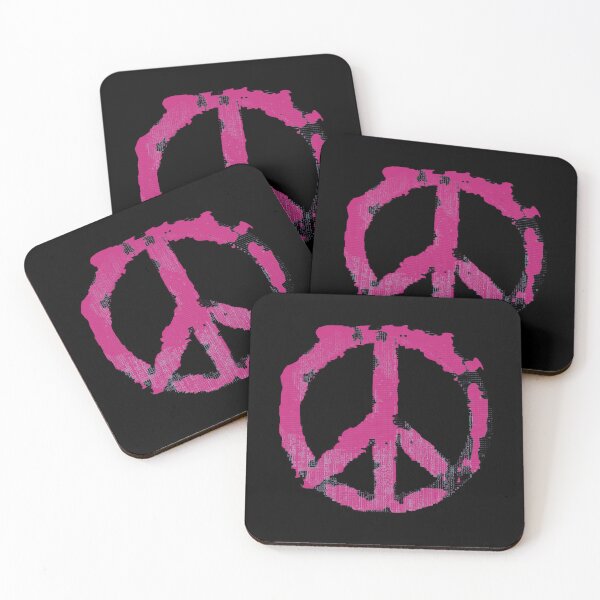 Item preview, Magenta Pink Peace Sign designed and sold by ALesterDesign.
