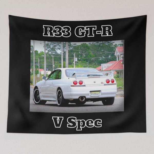 Item preview, Nissan Skyline R33 GT-R V Spec - Black and White Design designed and sold by Trevor1984.