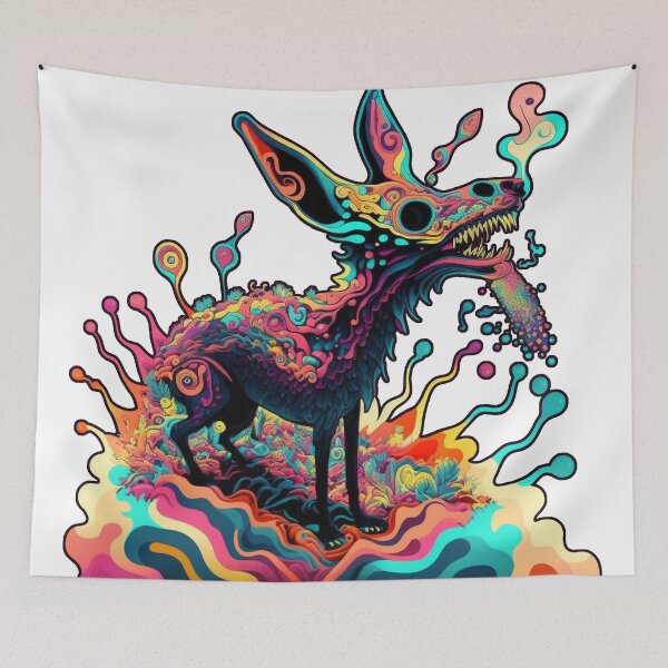 Item preview, trippy fox designed and sold by GooseTees90.
