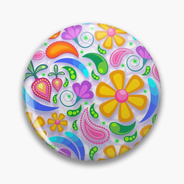 Item preview, Colourful Flower Pattern  designed and sold by MoodysT's.