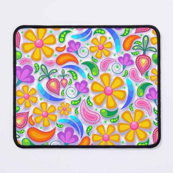Item preview, Colourful Flower Pattern designed and sold by MoodysT's.