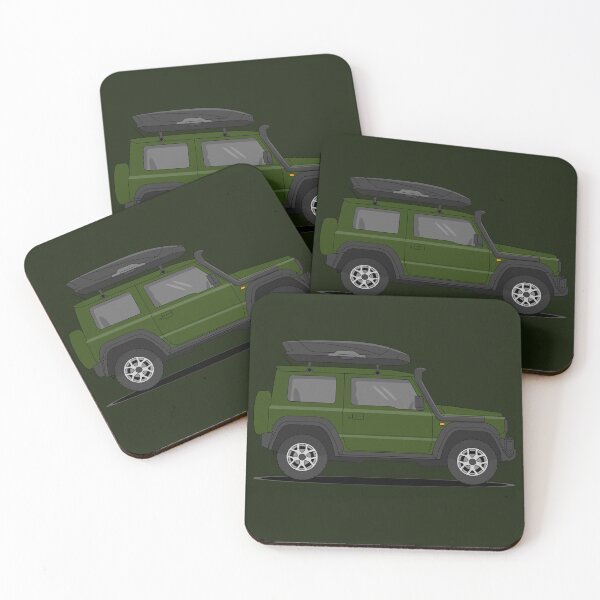 Artikelvorschau, Dunkelgrüne getunte japanische 4x4-Version entworfen und verkauft von Small Cars Shop.