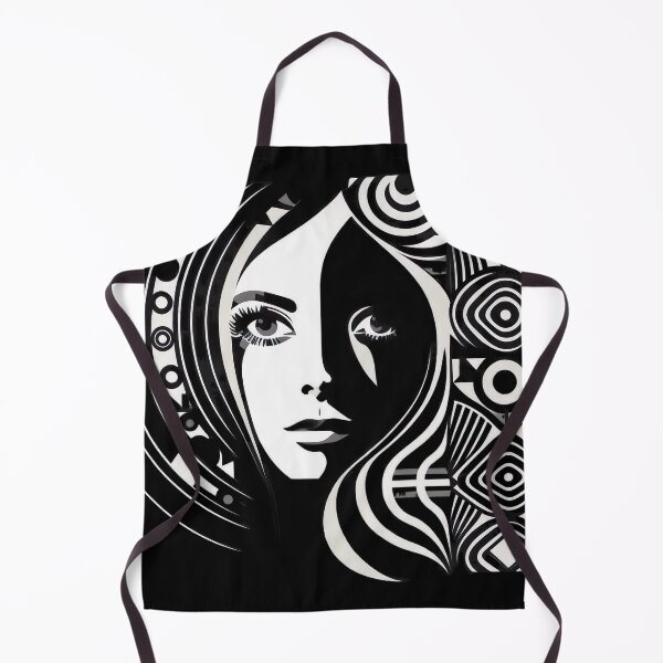 Item preview, Negative Space Geometric Female Face Silhouette Design designed and sold by Jozzabazza.