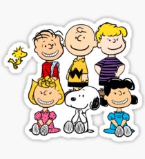 Charlie Brown, Snoopy and Peanuts Gang Sticker
