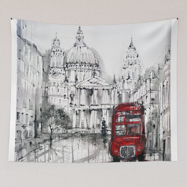 Item preview, St Paul’s Cathedral, London Routemaster designed and sold by Artbyirina.
