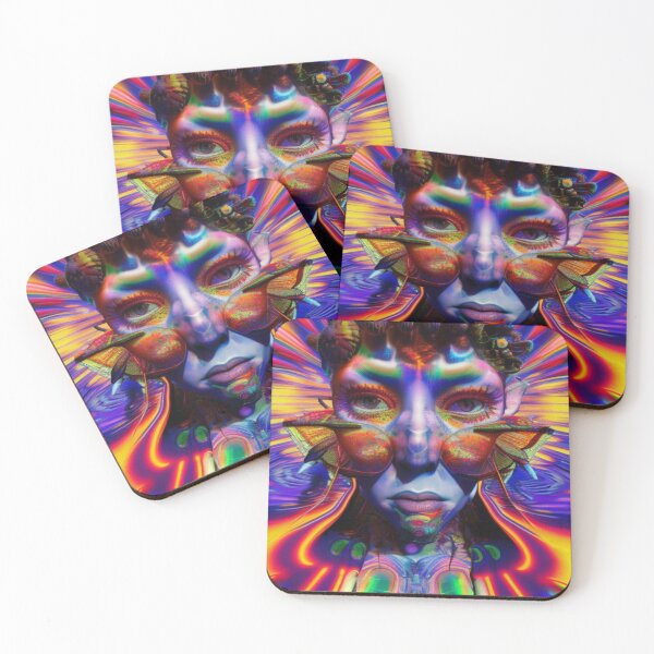 Item preview, Psychedelic Face #2 - Part of Our Psychedelic Faces Collection designed and sold by Psychedelic Psychos.