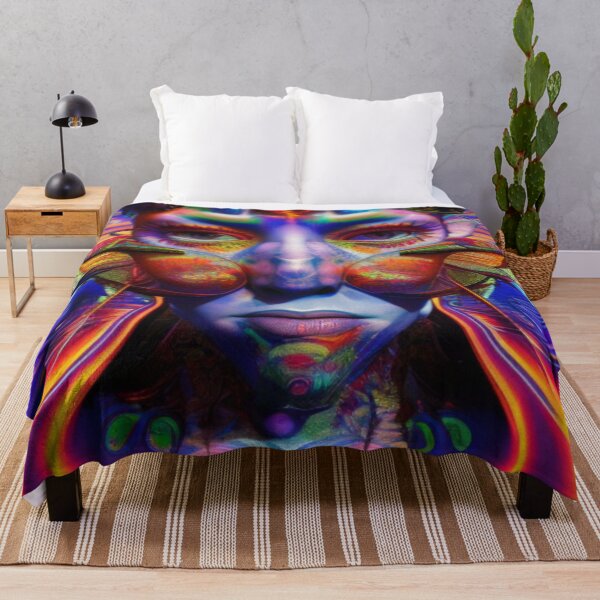 Item preview, Psychedelic Face #2 - Part of Our Psychedelic Faces Collection designed and sold by Psychedelic Psychos.