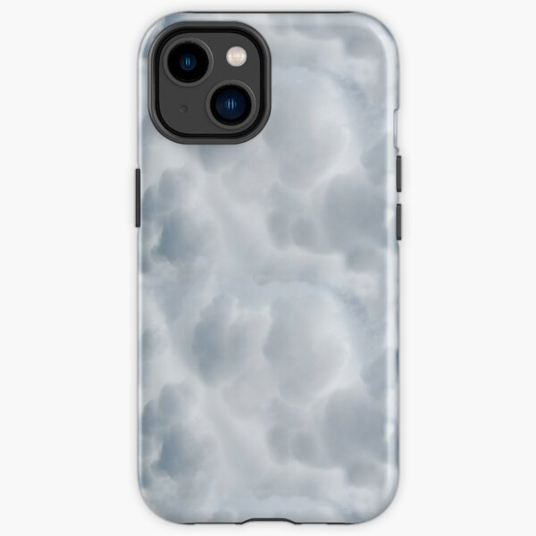 Fluffy Cotton Feel Cloud - Repeat Pattern iPhone Tough Case