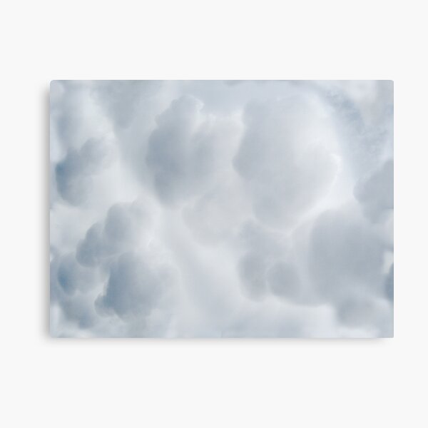 Fluffy Cotton Feel Cloud - Repeat Pattern Canvas Print