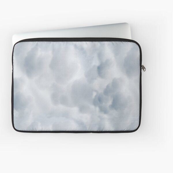 Fluffy Cotton Feel Cloud - Repeat Pattern Laptop Sleeve
