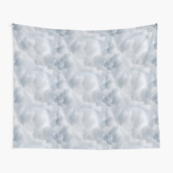 Fluffy Cotton Feel Cloud - Repeat Pattern Tapestry