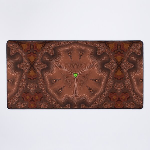 Item preview,  *FUNNY ABSTRACT PAINTING ALIEN TRIBAL FACE CHOCOLATE MIXTURE MINT GREEN WITH STARRY GREEN ANISE* designed and sold by Ralek.