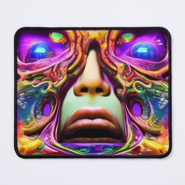 Item preview, Psychedelic Face #3 - Part of Our Psychedelic Faces Collection designed and sold by Psychedelic Psychos.