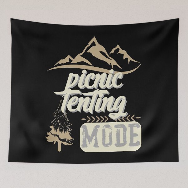 Item preview, picnic tenting Mode, forest river sun inside tree pine designed and sold by movie-popcorn.