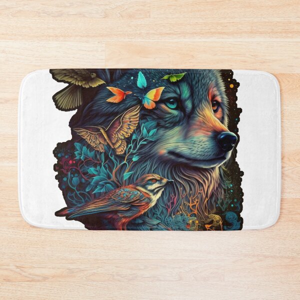 Item preview, trippy wolf designed and sold by GooseTees90.