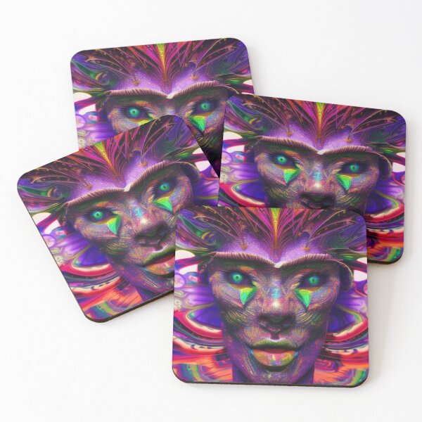Item preview, Psychedelic Face #4 - Part of Our Psychedelic Faces Collection designed and sold by Psychedelic Psychos.