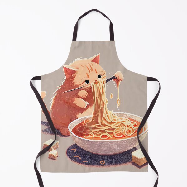 Item preview, Cat Eating Spaghetti Design designed and sold by BySpinny.