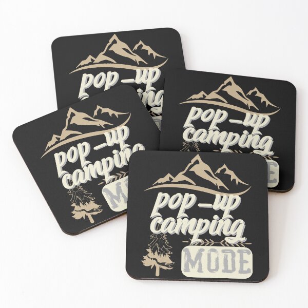 Item preview, pop-up camping Mode, forest river sun inside tree pine designed and sold by movie-popcorn.