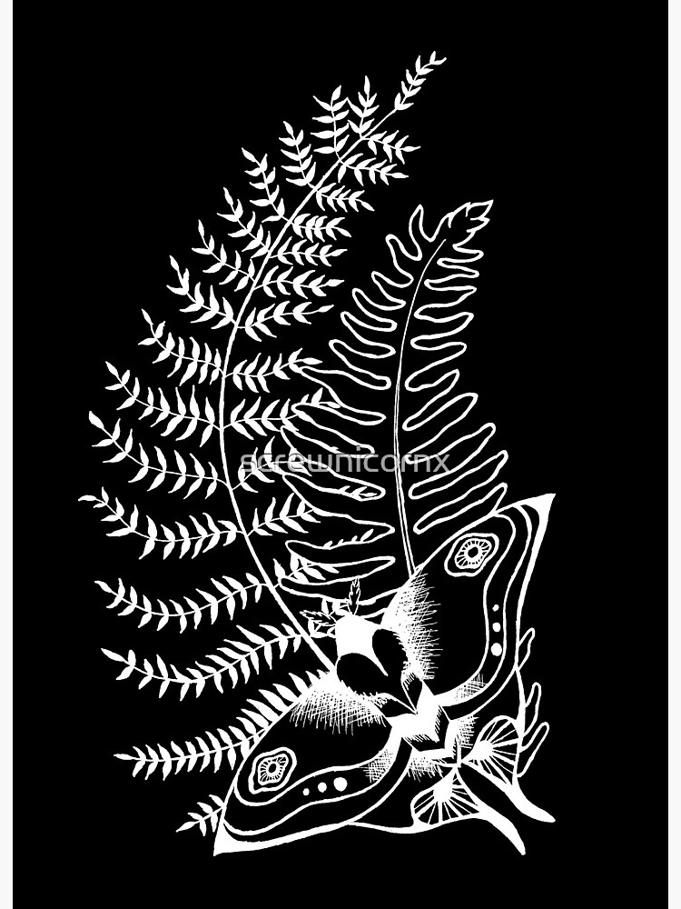 The Last of Us Part 2 Ellie's tattoo black and white | Art Board Print