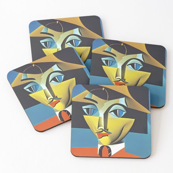 Item preview, Abstract Portrait Painting of a Tax Inspector designed and sold by Artiface.