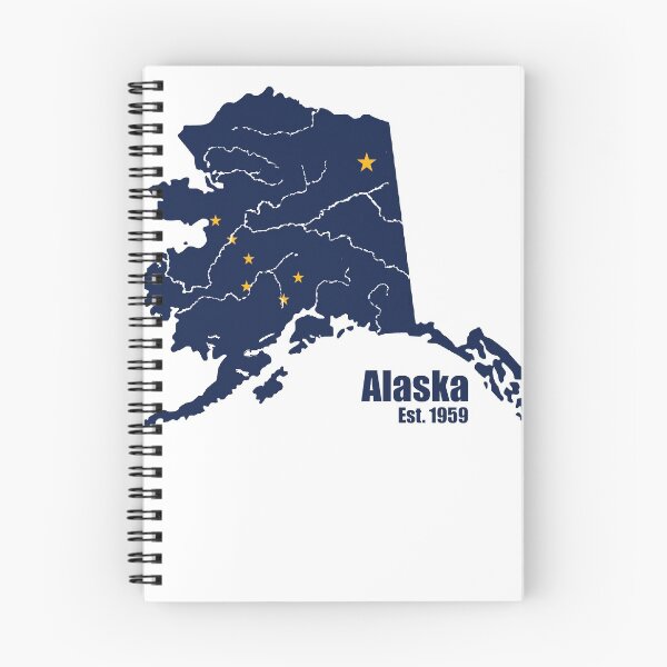 Item preview, Alaska Map designed and sold by BagTown Clans.