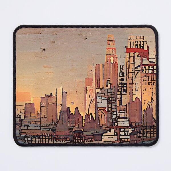 Item preview, New York City Golden Sunrise Skyline designed and sold by Jon-Baran.