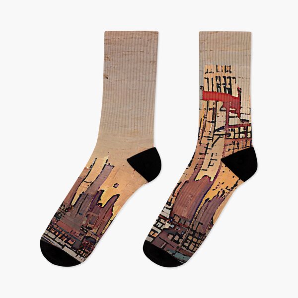 Item preview, New York City Golden Sunrise Skyline designed and sold by Jon-Baran.
