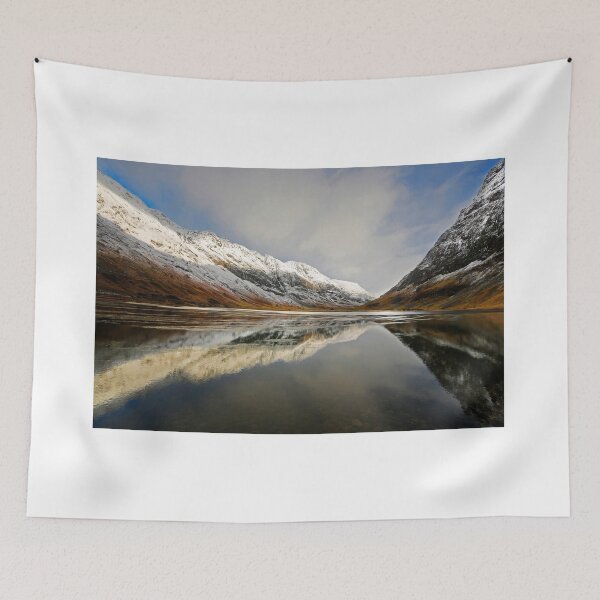 Item preview, The Aonach Eagach Ridge reflected in Loch Achtriochan designed and sold by Martin Lawrence.