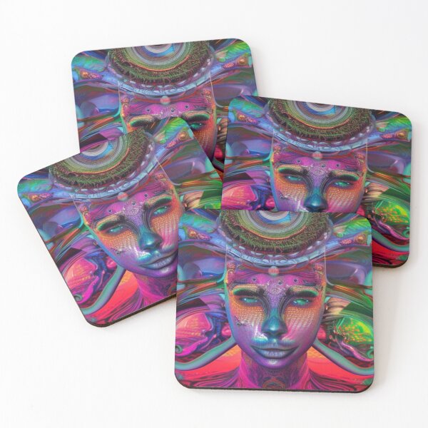 Item preview, Psychedelic Face #8 - Part of Our Psychedelic Faces Collection designed and sold by Psychedelic Psychos.