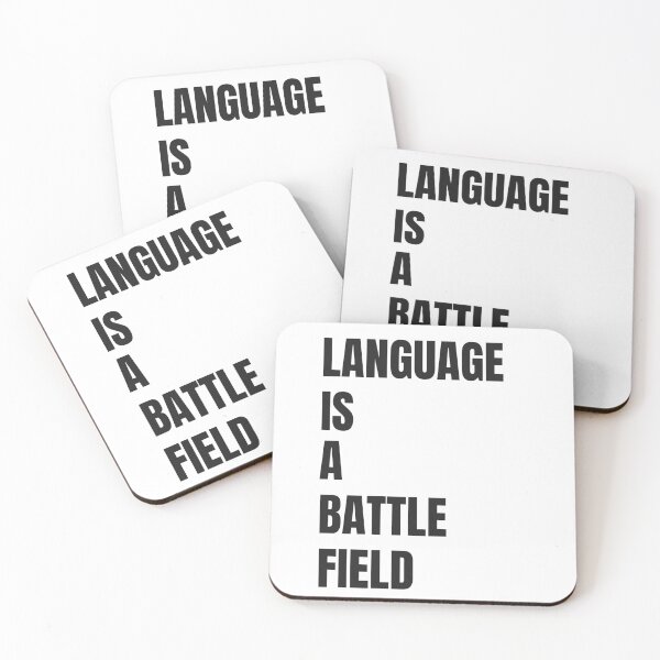 Item preview, Language is a battle field designed and sold by Finds.