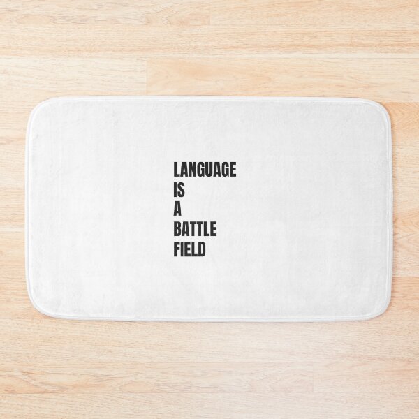 Item preview, Language is a battle field designed and sold by Finds.