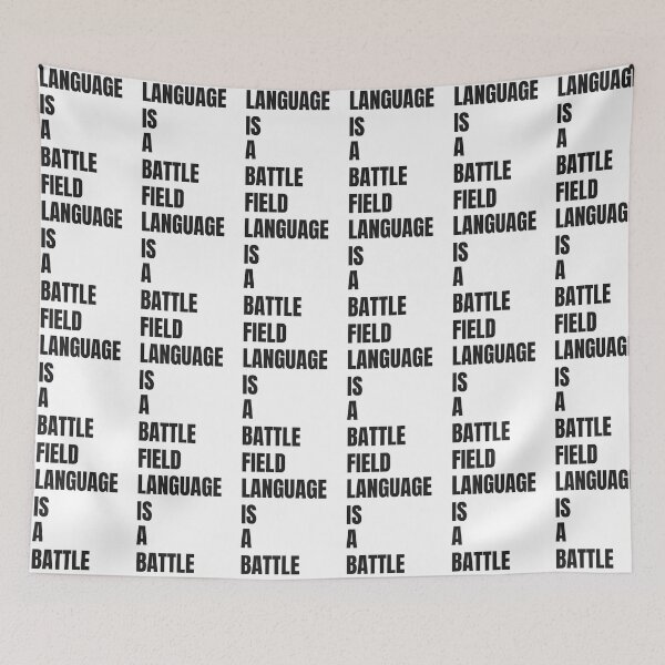 Item preview, Language is a battle field designed and sold by Finds.