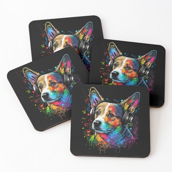Item preview, Cute dog Chilling to Some Tunes designed and sold by Johnsdesigns1.