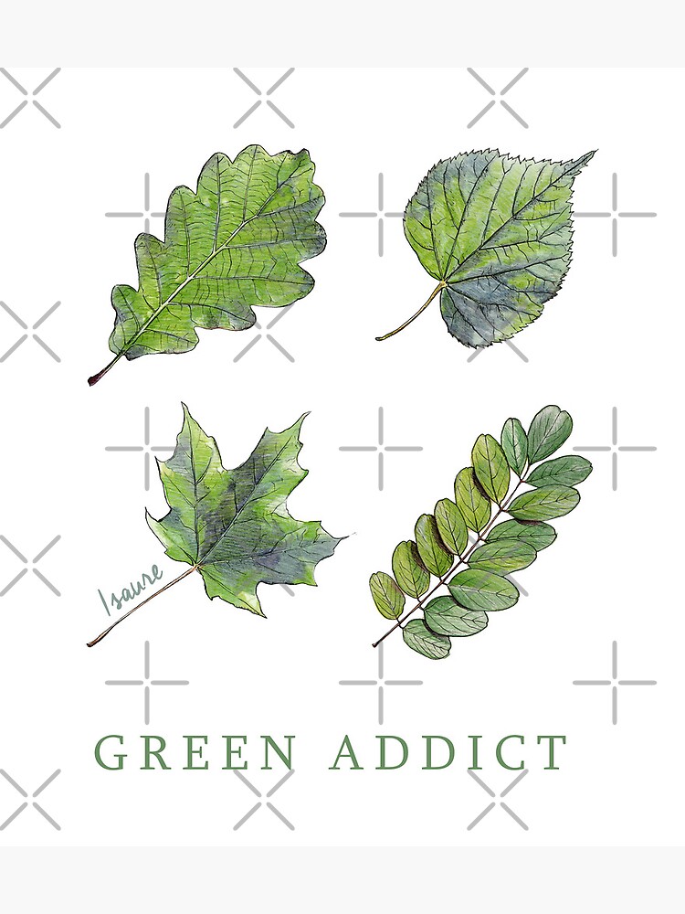 Aperçu 3 sur 3. Impression artistique avec l'œuvre GREEN ADDICT créée et vendue par IsaureEcartfixe.