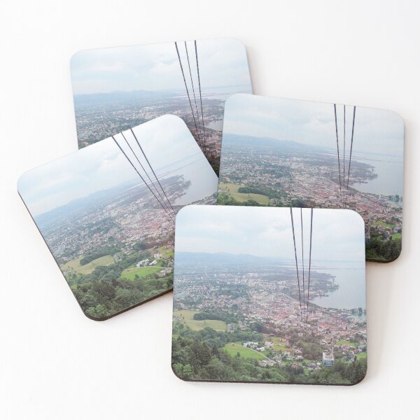 Item preview, View from the cable car to the city and lake Constance in Bregenz, Austria designed and sold by Angela Cini.